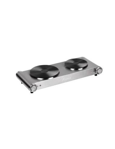 FORNELLO ELETTRICO HOBINOX DUO ARFOEL02 – 2 PIASTRE DIAMETRO 18.8/15.5CM - 1500+1000W