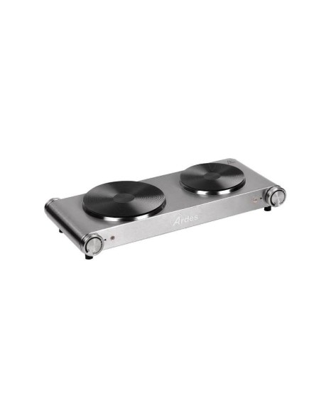 FORNELLO ELETTRICO HOBINOX DUO ARFOEL02 – 2 PIASTRE DIAMETRO 18.8/15.5CM - 1500+1000W