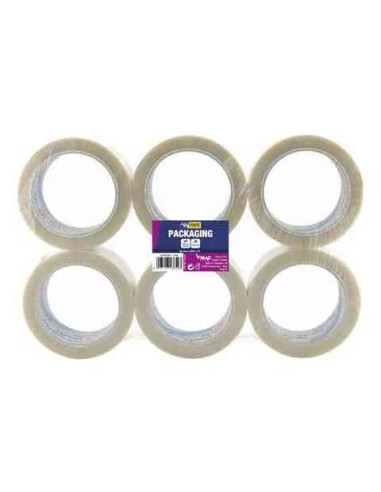 NASTRO ADESIVO 50MM X 66MT IN PPL - SYLENE - TRASPARENTE (6 PEZZI)