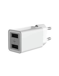 CARICA BATTERIE USB 2 PORTE 12W (ALTHEA06W)