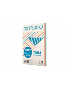 CARTA A4 COLORATA MULTICOLOR 160 GRAMMI COLORI TENUI (100 FOGLI)