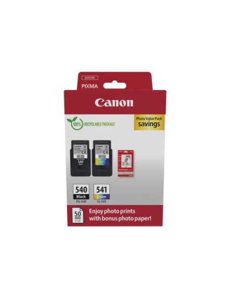 CARTUCCIA ORIGINALE MULTIPACK PG-540/CL-541 + CARTA FOTOGRAFICA (5225B013)