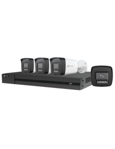 KIT VIDEOSORVEGLIANZA CS-BN4884 SMART HOME SECURITY - 1 NVR X5K 8CH + 4 TELECAMERE H3K