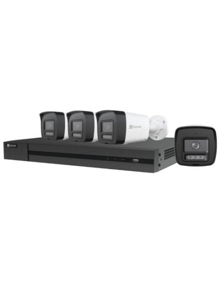 KIT VIDEOSORVEGLIANZA CS-BN4884 SMART HOME SECURITY - 1 NVR X5K 8CH + 4 TELECAMERE H3K