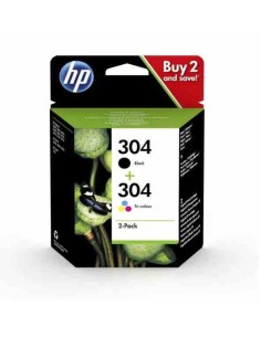 CARTUCCIA ORIGINALE 3JB05AE N.304 KIT NERO + COLORE