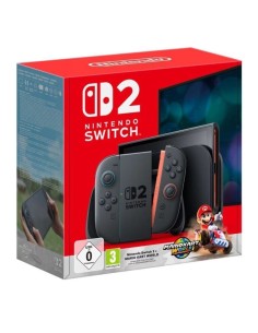 CONSOLE SWITCH 2 BLACK NERA + GIOCO MARIO KART WORLD