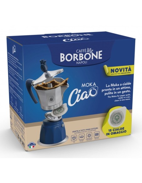 CAFFETTIERA PER CIALDE MOKACIAO - ADATTA ALL'INDUZIONE
