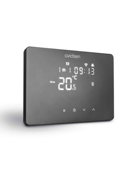 CRONOTERMOSTATO WIFI CABLATO NERO - HOMETEMP 127073 - NERO