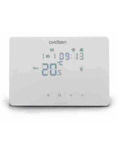 CRONOTERMOSTATO WIFI CABLATO NERO - HOMETEMP 127072 - BIANCO