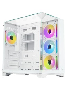 CASE GAMING DARK CAVE PANO - NO ALIMENTATORE - ARGB FAN - BIANCO (ITGCADCPAW)