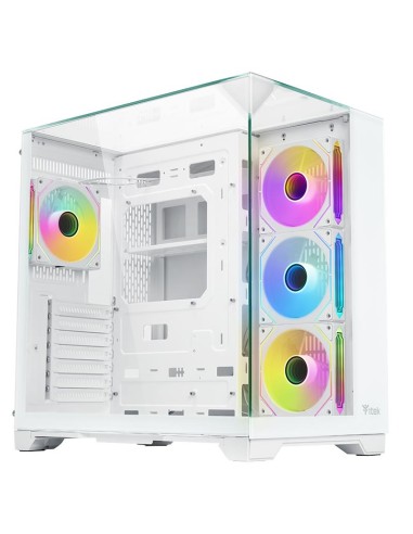 CASE GAMING DARK CAVE PANO - NO ALIMENTATORE - ARGB FAN - BIANCO (ITGCADCPAW)