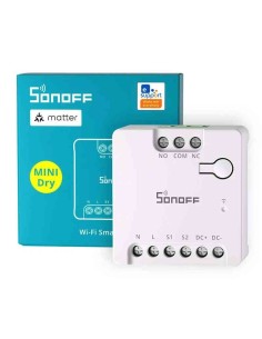 SWITCH MINI-D INTERRUTTORE RELE CONTATTO PULITO - SMART WIFI - COMPATIBILE MATTER