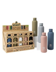 BOTTIGLIA TERMICA 500ML SOFT TOUCH - COLORI TENUI - 1 PEZZO