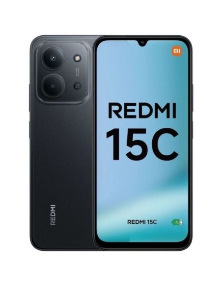 SMARTPHONE REDMI 15C 4+256GB MIDNIGHT BLACK NERO 4G DUAL SIM