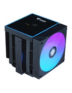 VENTOLA DISSIPATORE AD ARIA ICY-6HATP SKT UNIVERSALE 12CM RGB NERO