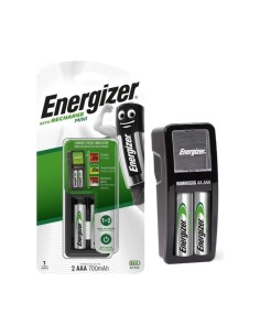 CARICABATTERIE MINI CHARGER PER 2 PILE AA/AAA - INCLUSE 2 PILE MINISTILO RICARICABILI 700MAH