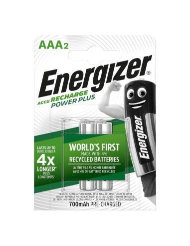 BATTERIE RICARICABILI MINISTILO AAA POWERPLUS 700MAH CONF. 2PZ