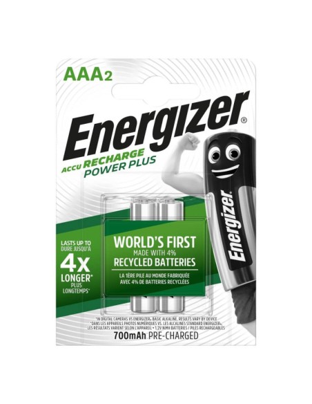 BATTERIE RICARICABILI MINISTILO AAA POWERPLUS 700MAH CONF. 2PZ