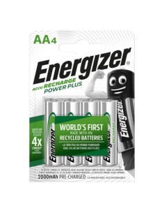 BATTERIE RICARICABILI STILO AA POWERPLUS 2000MAH CONF. 4PZ