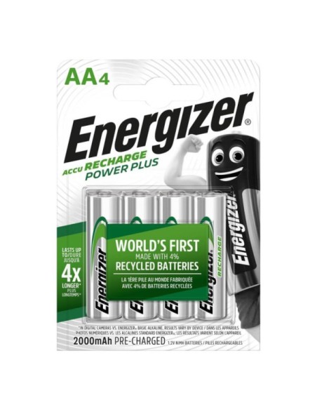 BATTERIE RICARICABILI STILO AA POWERPLUS 2000MAH CONF. 4PZ