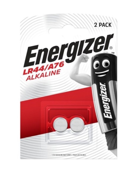 BATTERIE BOTTONE LR44 1.5V ALKALINE 2PZ