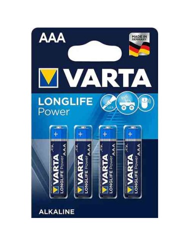 BATTERIE MINISTILO LONGLIFE POWER AAA CONF.4 PZ