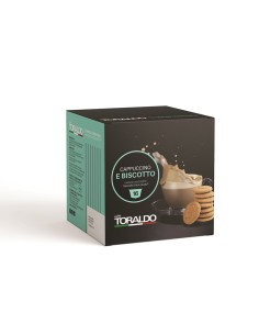 CAPSULE CAPPUCCINO / BISCOTTO COMPATIBILE DOLCE GUSTO 16 PZ (303081)