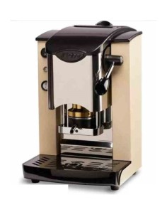 MACCHINA DA CAFFE' A CIALDE PLAST SLOT INOX SABBIA ABS NERO (SISABNBASOTT)