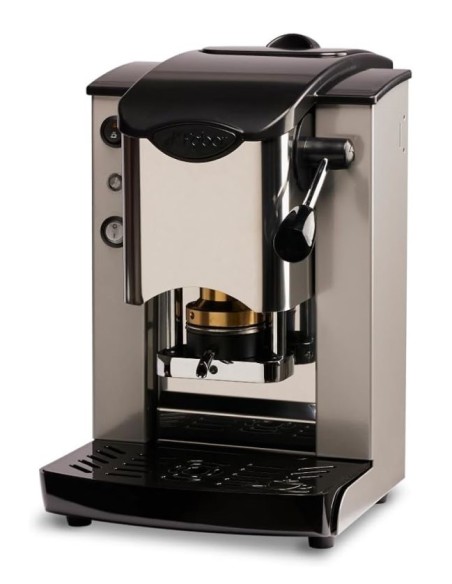 MACCHINA DA CAFFE' A CIALDE PLAST SLOT INOX GRIGIO ABS NERO (SIGRINBASOTT)