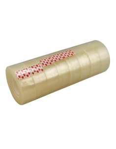 NASTRO ADESIVO 19MM X 33MT TRASPARENTE (8 PEZZI)