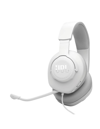CUFFIA GAMING CON MICROFONO QUANTUM 100 BIANCO (JBLQTUM100M2WHT)
