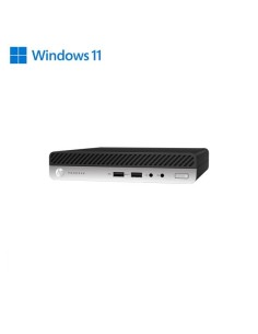 PC HP 400 G4 MINI PC INTEL CORE I5-8 GEN 8GB 256GB SSD WINDOWS 11 PRO - RICONDIZIONATO -