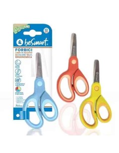 FORBICI ACCIAIO 13CM IMPUGNATURA ERGONOMICA - 1 PEZZO - VARI COLORI (01040033)
