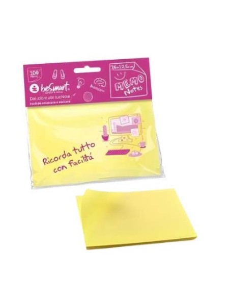POST-IT STICK NOTES GIALLO 76X125 (1 BLOCCHETTO DA 100 FOGLI)