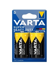 BATTERIE ZINCO SUPER HEAVY DUTY TORCIA D 1.5V 2PZ