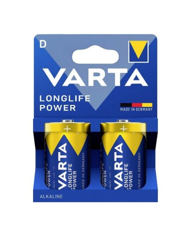 BATTERIE TORCIA D 1.5V LONGLIFE POWER ALCALINA - 2PZ