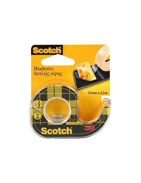 NASTRO BIADESIVO SCOTCH 665-136D 12x6.3 - SENZA CHIOCCIOLA