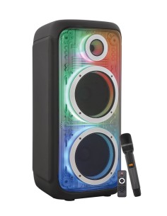 CASSA AUDIO DIFFUSORE AMPLIFICATO TECHNO BT CON RADIOMICROFONO - WOOFER 10"