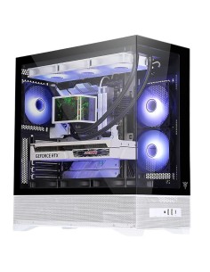 CASE GAMING TOWER SHOWBUI 37WB - NO ALIMENTATORE - ARGB FAN - NERO/BIANCO (ITGCASB37WB)