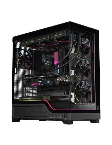 CASE GAMING TOWER SHOWBUI 82W - NO ALIMENTATORE - ARGB FAN - NERO (ITGCASBW82B)