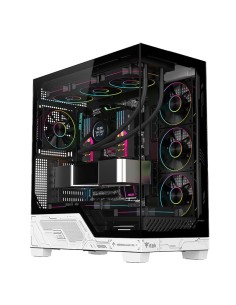 CASE GAMING TOWER NEBRALUX 01 - NO ALIMENTATORE - ARGB FAN - NERO/BIANCO (ITGCANL01)