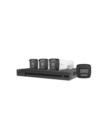 KIT VIDEOSORVEGLIANZA CS-BW3844 SMART HOME SECURITY - 1 NVR X5S 8CH + 4 TELECAMERE H3C 2K