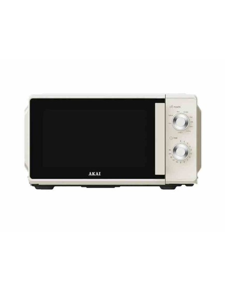 FORNO A MICROONDE CON GRILL AKMW202C CREMA - 20 LITRI 700 WATT