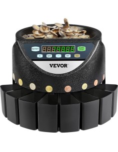CONTAMONETE ELETTRONICO AUTOMATICO COIN SORTER DISPLAY LED