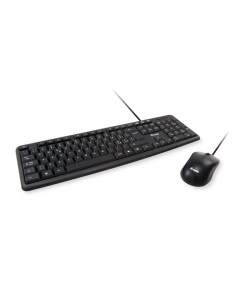 KIT TASTIERA + MOUSE CON FILO USB - NERA (245203)