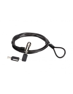 LUCCHETTO PER LAPTOP CON CHIAVE - 1,8 MT (CUSTODIO02BN) NERO