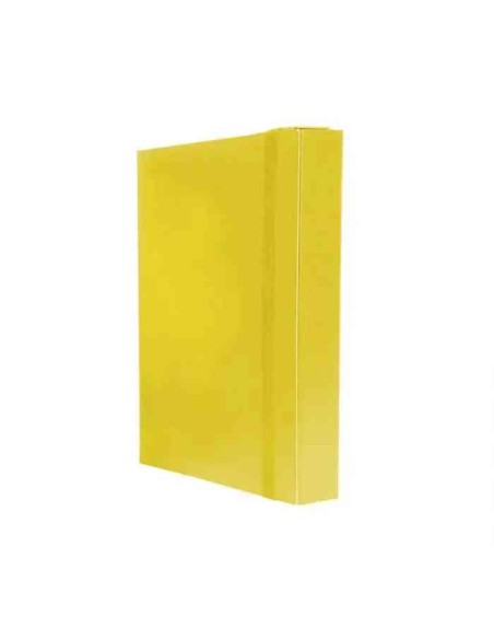 RACCOGLITORE PORTAPROGETTI CON ELASTICO DORSO 3 GIALLO