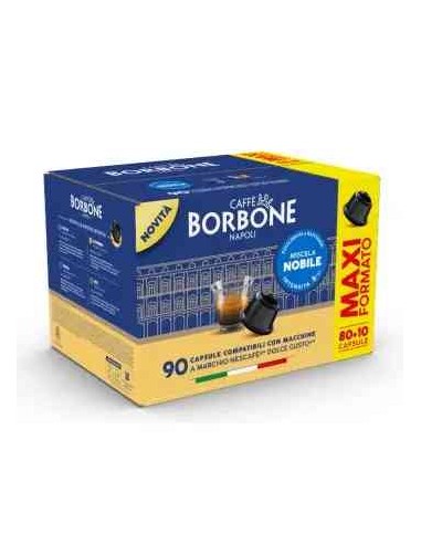 CAPSULE MONODOSE DI CAFFE' MISCELA BLU COMPATIBILI DOLCE GUSTO - 90PZ