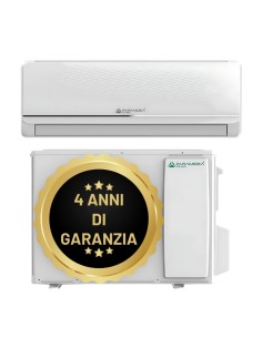 CLIMATIZZATORE WIFI AC212UI + AC212UE - UNITA' INTERNA + ESTERNA - 12000 BTU - INVERTER - POMPA DI CALORE - GARANZIA 4 ANNI