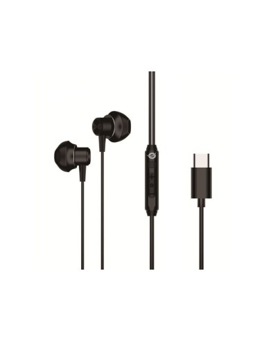 AURICOLARI BRENDAN04B IN-EAR CON CONNETTORE TIPO C - NERO